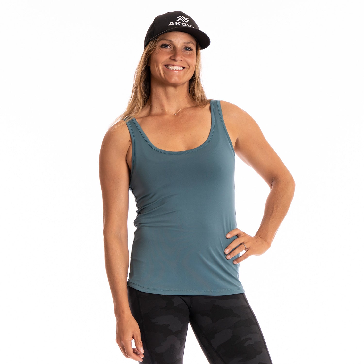 AKOVA Womens Tank Top UPF 50+ Technical Active Tops