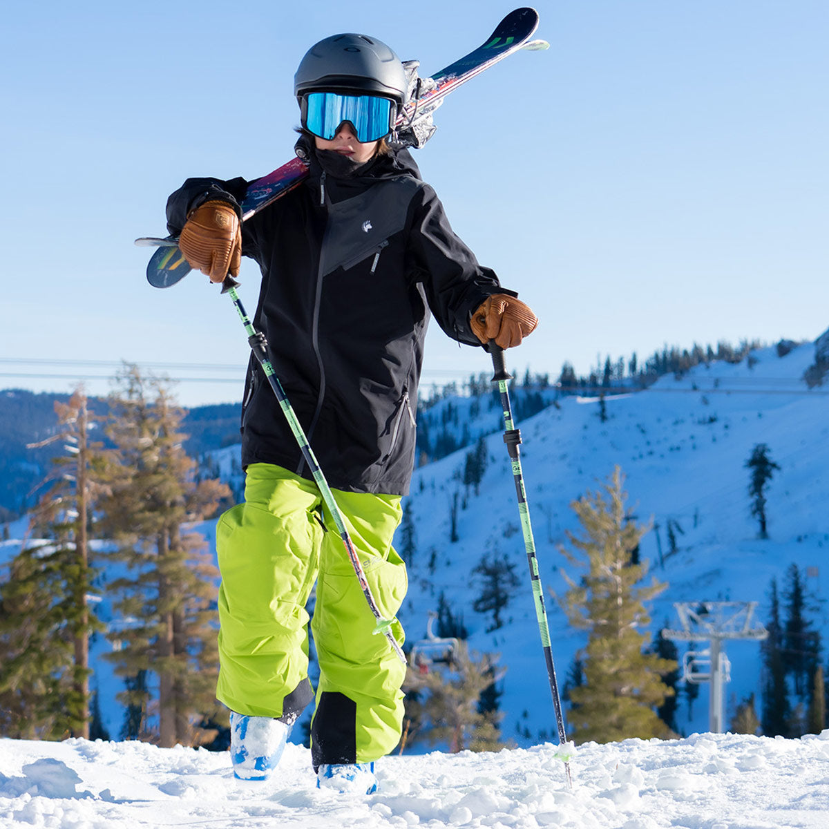 kids hardshell bibs