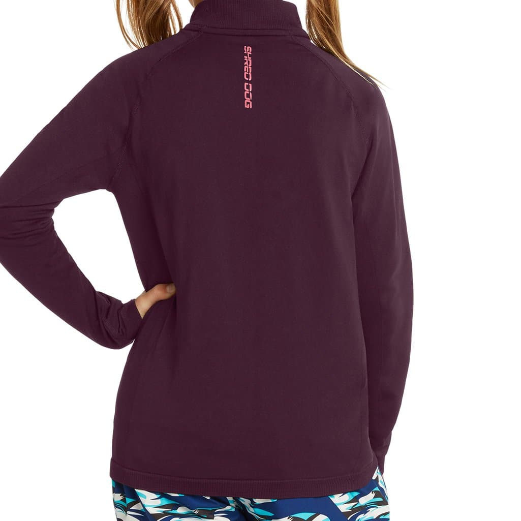 Girls Seamless 1/4-Zip Baselayer Top