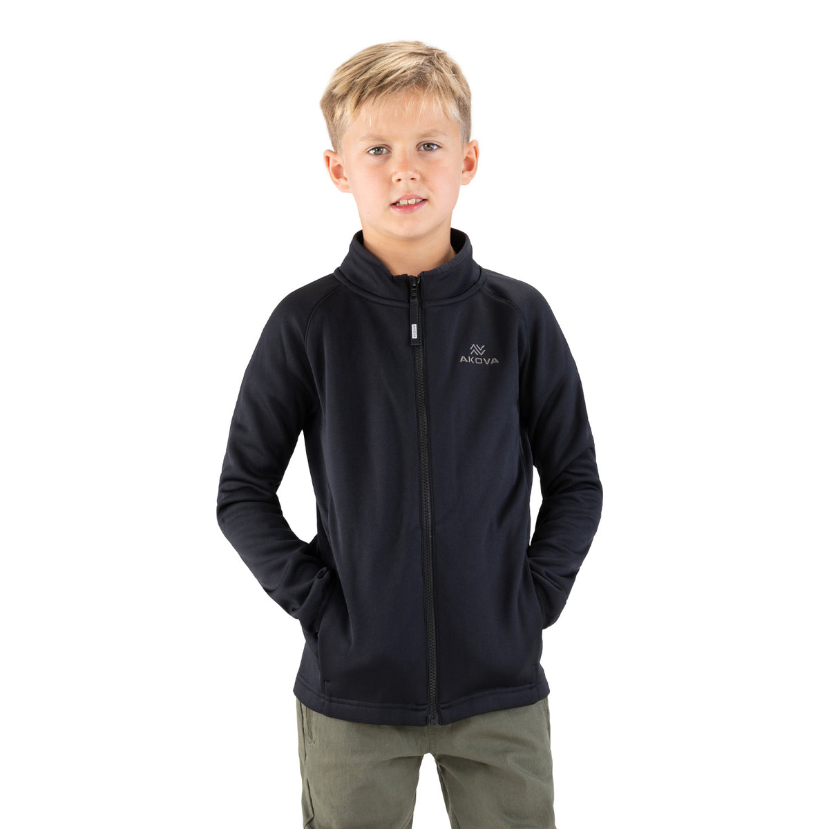 AKOVA Kids Essential Fleece | Full Zip | Mid-layer Jackets