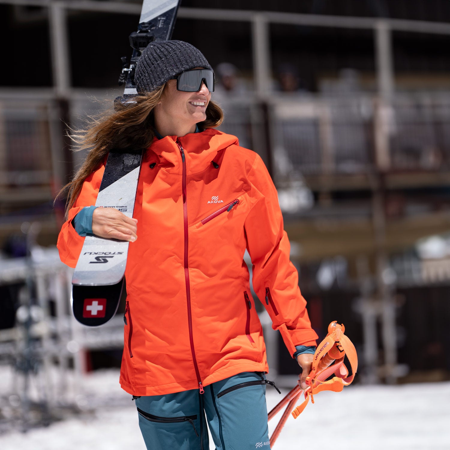 Hardshell ski jacket fashion