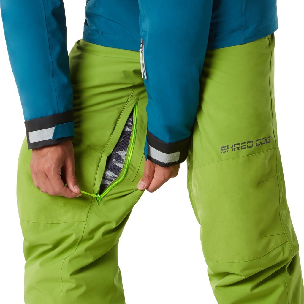 Men's Bib Ski Pant - Olive Green